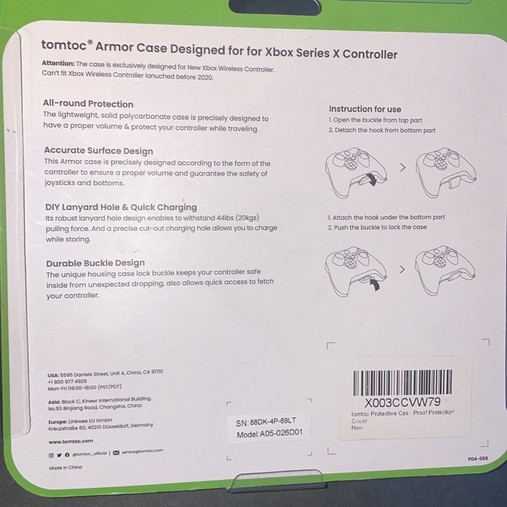 Tomtoc Armor Case for XBox X Controller - Picture 7 of 7